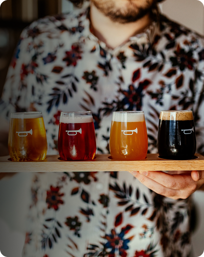 Explore our range with a tasting tray.